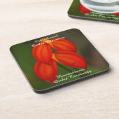 Masdevallia ignea Orchidee Bier Onderzetter (Linkerzijde)