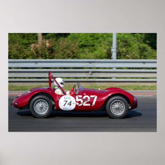 Maserati A6 GCS Barchetta Le Mans Classic Poster (Voorkant)