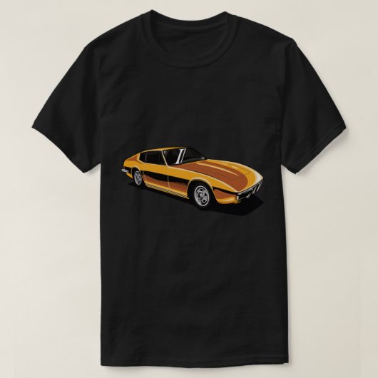 Maserati Ghibli 1970 T-shirt (Design voorkant)