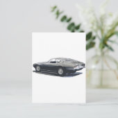 Maserati Ghibli Classic Drawing Briefkaart (Staand voorkant)