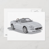 Maserati Spyder Briefkaart (Voorkant / Achterkant)