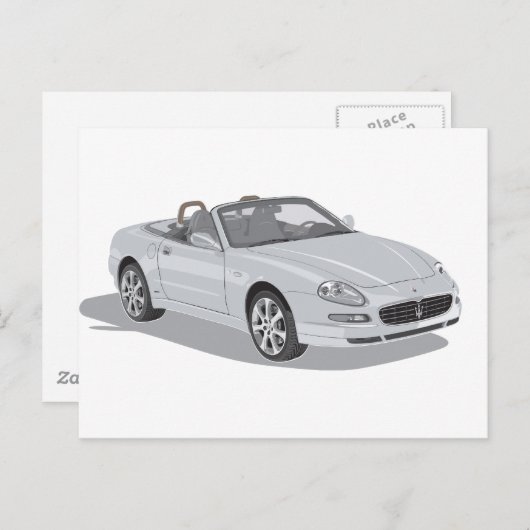 Maserati Spyder Briefkaart (Voorkant / Achterkant)