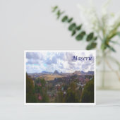 Maseru - Lesotho - Uitzicht vanuit de lucht - Briefkaart (Staand voorkant)
