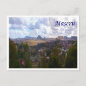 Maseru - Lesotho - Uitzicht vanuit de lucht - Briefkaart (Voorkant)