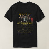 Mash 4077 48ste verjaardag t-shirt (Design voorkant)