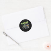 Mash  Ghost Halloween Funny Ronde Sticker (Envelop)