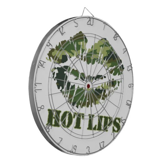 MASH Hot Lips Dartbord (Voorkant Links)