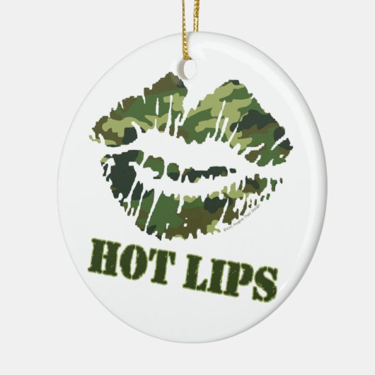 MASH Hot Lips Keramisch Ornament (Links)