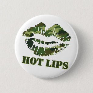 MASH Hot Lips Ronde Button 5,7 Cm