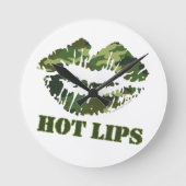 MASH Hot Lips Ronde Klok (Voorkant)