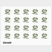 MASH Hot Lips Ronde Sticker (Vel)