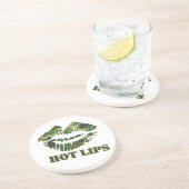 MASH Hot Lips Zandsteen Onderzetter (Zijkant)