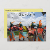 Mash Parade Georgetown Guyana Briefkaart (Voorkant / Achterkant)