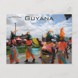 Mash Parade Georgetown Guyana Briefkaart