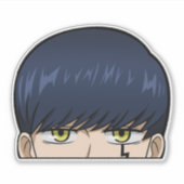 Mash Peeker Sticker – Mashle Anime Vinyl Decal (Voorkant)