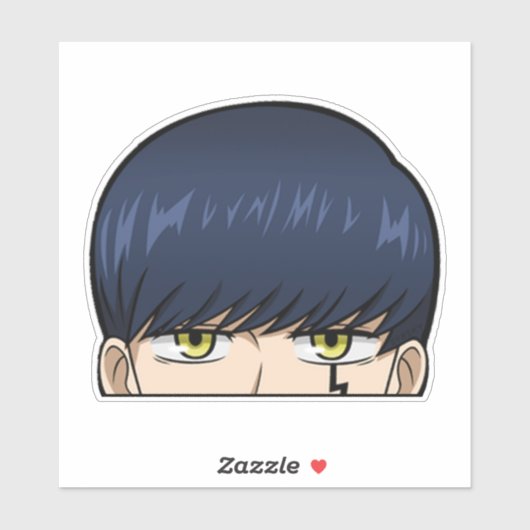 Mash Peeker Sticker – Mashle Anime Vinyl Decal (Vel)