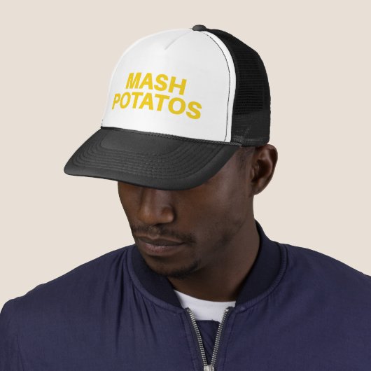 MASH POTATOS grappige slogan trucker hat Pet (In situ)