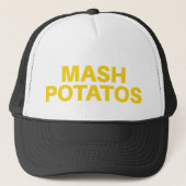 MASH POTATOS grappige slogan trucker hat Trucker Pet (Voorkant)