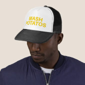 MASH POTATOS grappige slogan trucker hat Trucker Pet (In situ)
