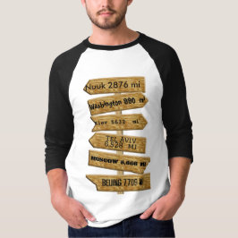 "MASH" stijl wegwijzer ver 2.0 Tri-Bl T-shirt