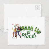 Mash Up Place Briefkaart (Voorkant / Achterkant)