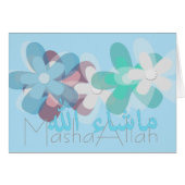 Masha Allah feliciteert Islamitische (Voorkant Horizontaal)