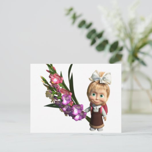 masha briefkaart (Staand voorkant)