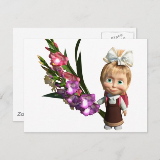 masha briefkaart (Voorkant / Achterkant)