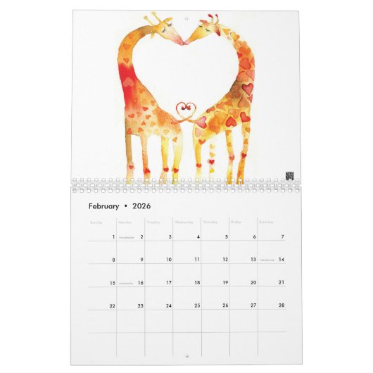 Masha D'yans 2023 WALL CALENDAR Kalender (Feb 2026)