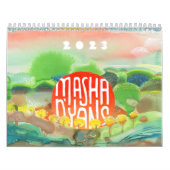 Masha D'yans 2023 WALL CALENDAR Kalender (Hoes)