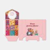 Masha en 3 beren bedankdoosjes (Uitgevouwen)