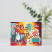 Masha en 3 beren briefkaart (Staand voorkant)