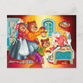 Masha en 3 beren briefkaart (Voorkant)