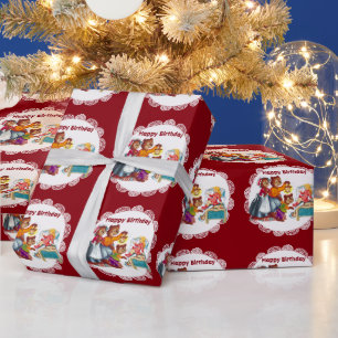 Masha en 3 beren cadeaupapier