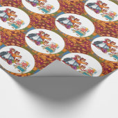 Masha en 3 beren cadeaupapier (Hoek)