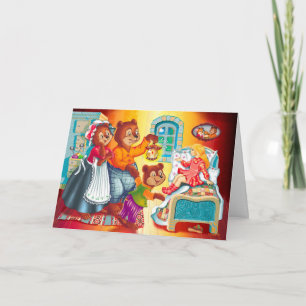 Masha en 3 beren kaart