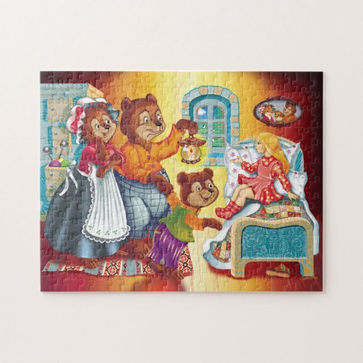 Masha en 3 beren legpuzzel (Horizontaal)