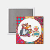 Masha en 3 beren magneet (Voorkant / Achterkant)