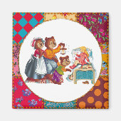 Masha en 3 beren magneet (Voorkant)