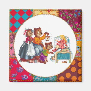 Masha en 3 beren magneet