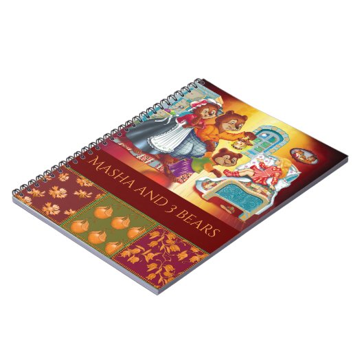Masha en 3 beren notitieboek (Linkerzijde)