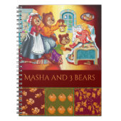 Masha en 3 beren notitieboek (Voorkant)