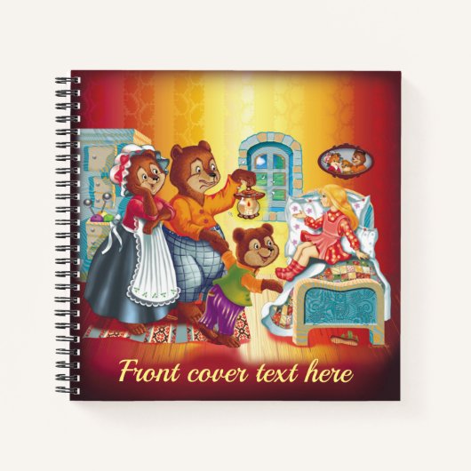 Masha en 3 beren notitieboek (Voorkant)