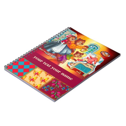 Masha en 3 beren notitieboek (Linkerzijde)