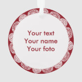 Masha en 3 beren ornament (achterkant)