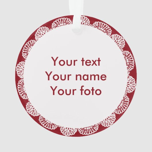 Masha en 3 beren ornament (achterkant)