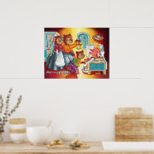 Masha en 3 beren poster (Keuken)