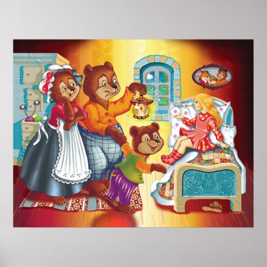 Masha en 3 beren poster (Voorkant)