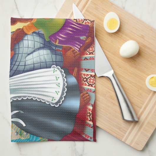 Masha en 3 beren theedoek (Quarter Fold)