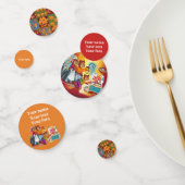 Masha en 3 sprookjesberen confetti (Groep)